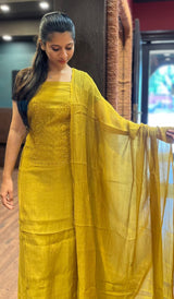 CHIKANKARI UNSTITCHED SALWAR 2111257