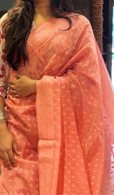 MALAI CHANDERI SAREE 2511255