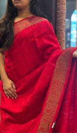 RAW SILK SAREE 04122516