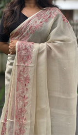 ORGANZA SAREE 0312256