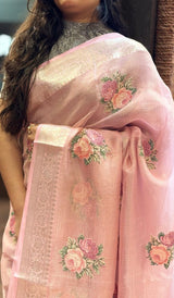 ORGANZA SAREE 03122517
