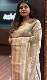 PURE TISSUE SAREE 07122578