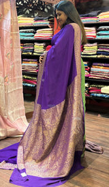 CREPE SILK SAREE 08122525