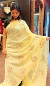 KORA CHANDERI SAREE 09122517