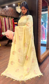 KORA CHANDERI SAREE 09122517