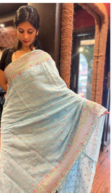 KORA CHANDERI SAREE 09122522