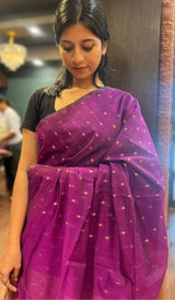 COTTON BANARASI SAREE 08122570