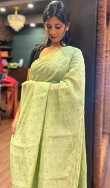 KORA CHANDERI SAREE 09122518