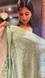 KORA CHANDERI SAREE 09122524