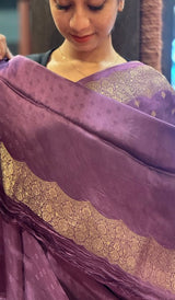 SATIN VISCOSE SAREE 11122516