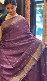 SATIN VISCOSE SAREE 11122516