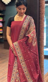 UNSTITCHED MUNGA TUSSAR SALWAR 06122555