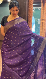 SATIN VISCOSE SAREE 11122514