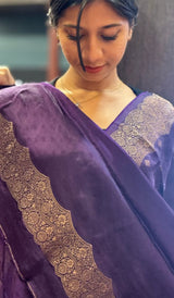 SATIN VISCOSE SAREE 11122514