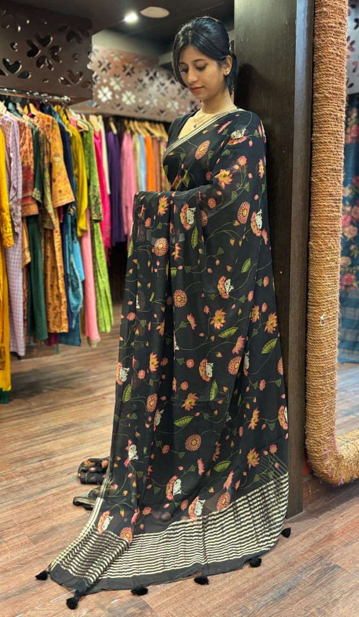 CHIFFON SAREE 08122534 – Ashima