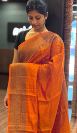 ORGANZA SAREE 08122564