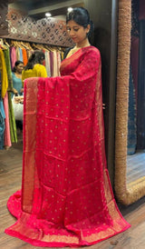 SATIN VISCOSE SAREE 11122511