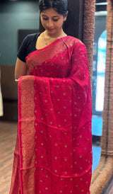 SATIN VISCOSE SAREE 11122511