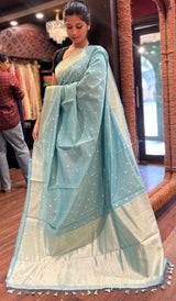 KORA CHANDERI SAREE 17122521