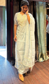 MUL CHANDERI UNSTITCHED SALWAR 1812253