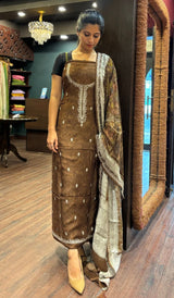 UNSTICHED SALWAR 18122593