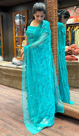 CHIKANKARI UNSTITCHED SALWAR 18122516