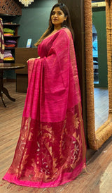 TISSUE MATKA TUSSAR SAREE 1201266