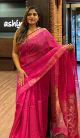 TISSUE MATKA TUSSAR SAREE 1201266