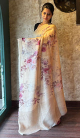 ORGANZA SAREE 1201261