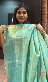 TISSUE LINEN SAREE 21012646