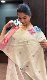 LINEN SAREE 21012652