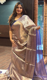 TISSUE ORGANZA SAREE 23012641