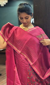 CHANDERI SAREE 26012645