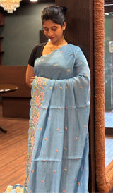 MUL CHANDERI SAREE 200126105