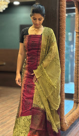 CROCHET UNSTITCHED SALWAR 17012636