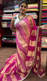 TISSUE ORGANZA SAREE 0702268