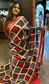 CHANDERI SILK SAREE 01042574
