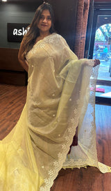 SEMI LINEN SAREE 260525140