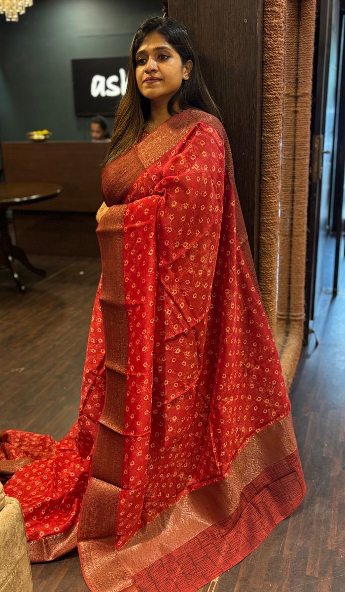 CHANDERI SILK SAREE 01042577 – Ashima Fashion Store