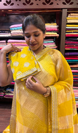 TISSUE ORGANZA SAREE 0702266