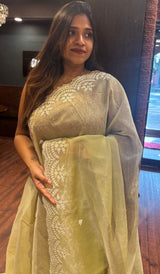 SEMI LINEN SAREE 260525140