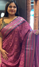 PRINTED CHANDERI SAREE 07122572