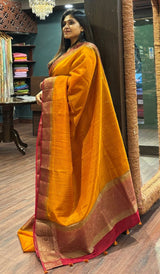 SEMI LINEN SAREE 15092548