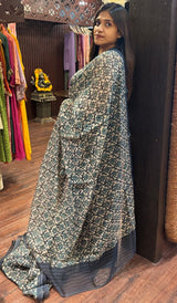 MALAI CHANDERI SAREE 260525124