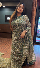 MALAI CHANDERI SAREE 260525123