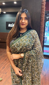 MALAI CHANDERI SAREE 260525123