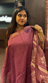 CHANDERI SILK SAREE 01042567
