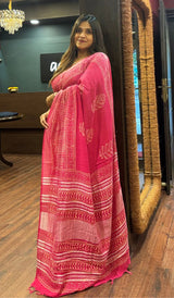 SEMI LINEN SAREE 20052512