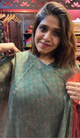 SEMI LINEN SAREE 0103241