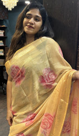 GORGETTE SAREE  1602245